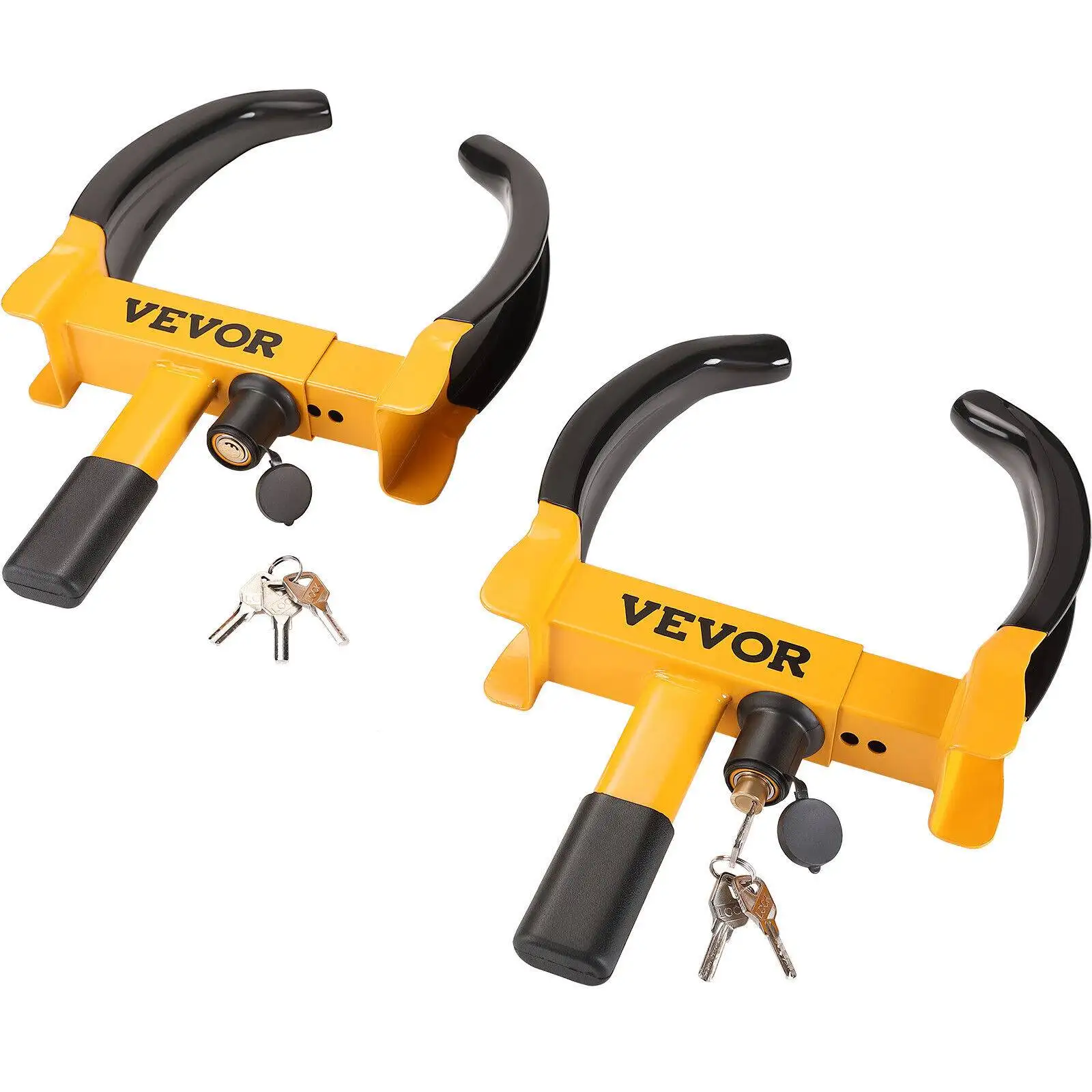 VEVOR 2pcs Wheel Lock Clamp Boot Tire Claw Trailer Parking Auto Car Truck Anti-Theftimage 0